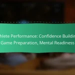 Athlete Performance: Confidence Building, Game Preparation, Mental Readiness