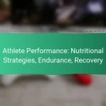 Athlete Performance: Nutritional Strategies, Endurance, Recovery