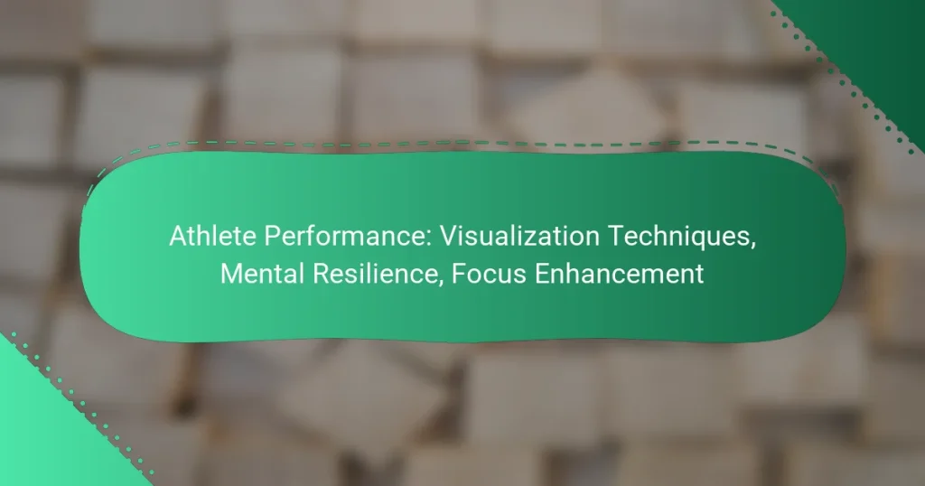 Athlete Performance: Visualization Techniques, Mental Resilience, Focus Enhancement