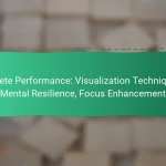 Athlete Performance: Visualization Techniques, Mental Resilience, Focus Enhancement