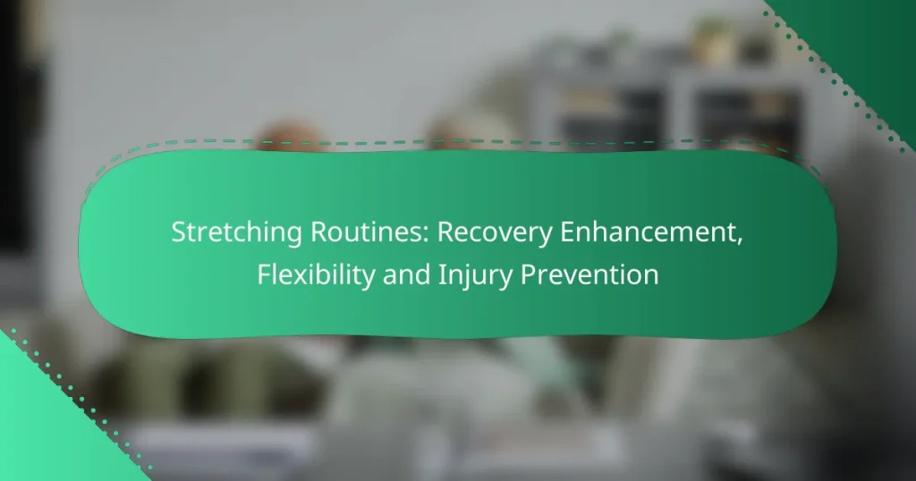 Stretching Routines: Recovery Enhancement, Flexibility and Injury Prevention